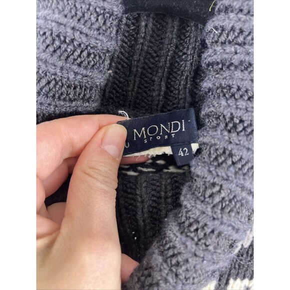Mondi Sport Turtleneck Sweater Women's Size M /L Cotton Warm Winter Cabincore - Picture 4 of 10
